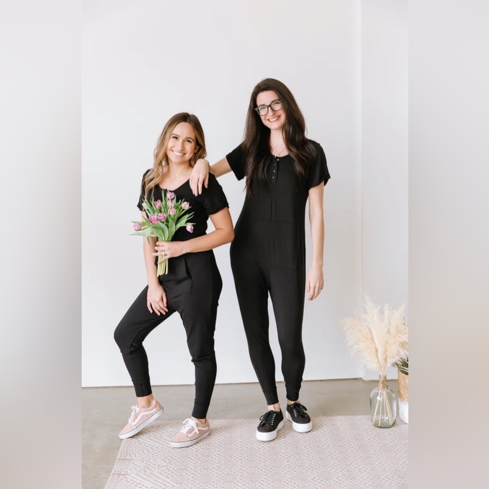 Smash+Tess  Sunday Black Romper (XS)